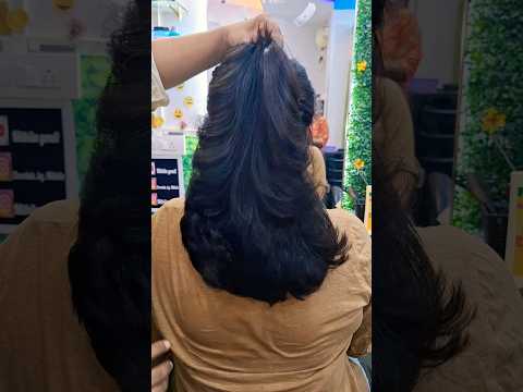 simple U hair cut #haircut #hairtransformation #ucut #shortsviral #hairstyle