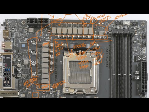 mobo PCB Breakdown:  MSI X870 Tomahawk Wifi