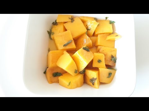 Vous ferez toujours cette Salade de Mangue à la menthe: dessert facile, rapide et délicieux!!