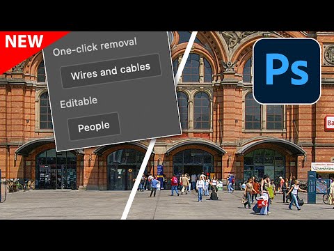 NEW, AUTO REMOVE Distractions in Photoshop with ai tool