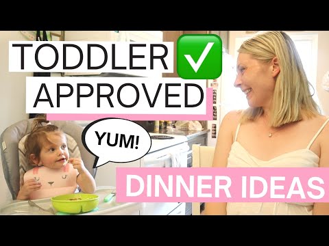 Toddler approved dinner ideas for a one year old! EASY MEAL IDEAS W/ RECIPES😋✅