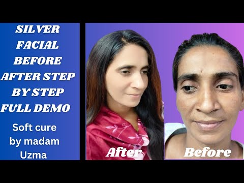 silver facial full demo video how to use  step by step SOft cure by madam Uzma