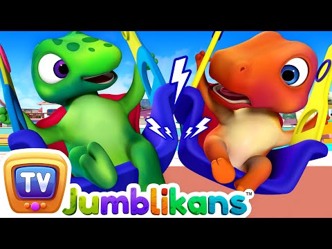 The Playground Song with Jumblikans Dinosaurs - ChuChuTV Toddler Learning Videos