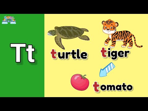 Letter Tt and its Sound | Learn to Write the Letter Tt | Words Beginning with the Letter Tt