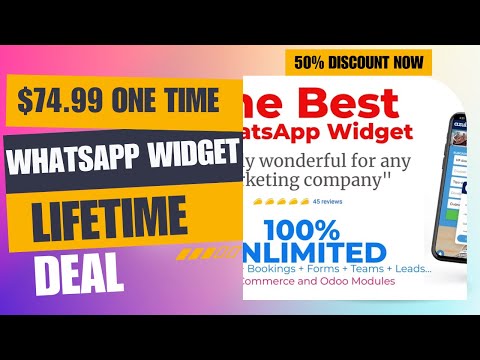 💥💥WhatsApp Widget Lifetime Deal | Unlock Unlimited Leads | $74.99 Lifetime Deal | 50% Now