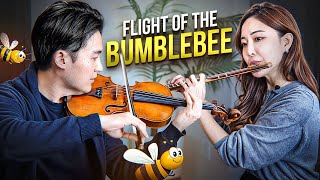 Violin VS Flute [Flight of the Bumblebee] 🐝 ft. Ray Chen