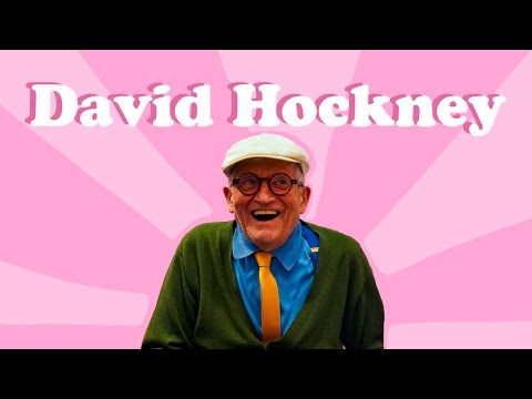 DAVID HOCKNEY FACTS FOR KIDS | Pop art iPad art LOU BEE ABC