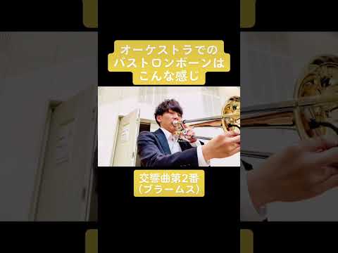 ブラームス交響曲第2番 バストロンボーン #trombone #トロンボーン #オーケストラ #orchestra #吹奏楽