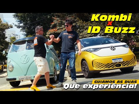 VW Kombi corujinha x ID Buzz: aceleramos presente e passado – QUE EXPERIÊNCIA!