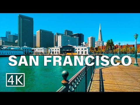 [4K] The Embarcadero - San Francisco - California - Walking Tour