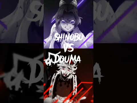 Shinobu vs Douma and Mitsuri vs Yorichii | One of my Old Capcut Video| #anime#shorts#1v1#demonslayer