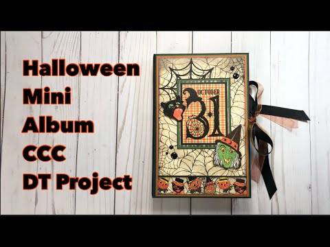 Halloween Mini Album | CCC DT Project | CCC Little Monsters Collection