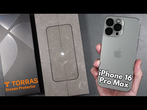 iPhone 16 Pro Max TORRAS Glass Go Screen Protector -  Drop & Scratch Tests