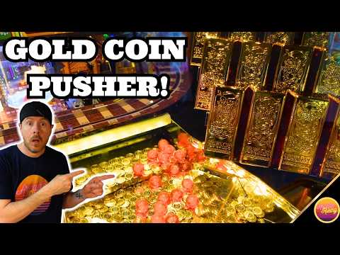 This Coin Pusher is Overflowing with GOLD! Round 1 Arcade