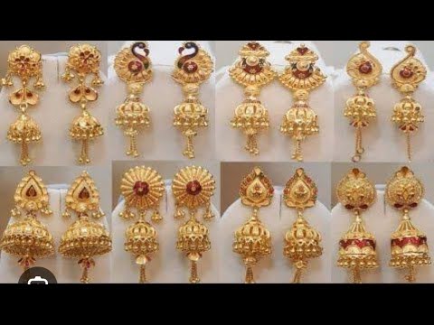 Gold jhumka design || #jhumkadesigngold  #goldjewellery #vairalvideo #trending #@jaysanjvlog