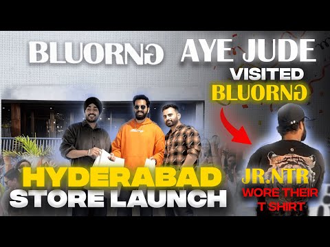 Aye Jude Opening *BLUORNG* Hyderabad Store #bluorng #hyderabad