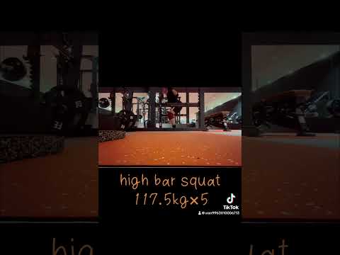 high bar squat