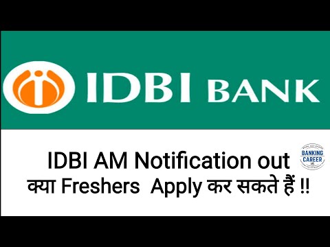 IDBI AM Notifications out !!