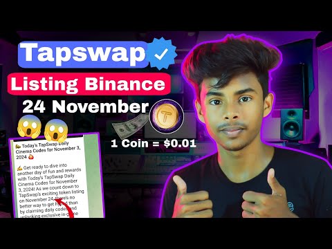 TapSwap Listing Date | Tapswap Listing Binance | #techboyasik