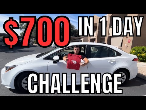 $700 IN ONE DAY DoorDash/Uber Eats Challenge (7th Attempt)