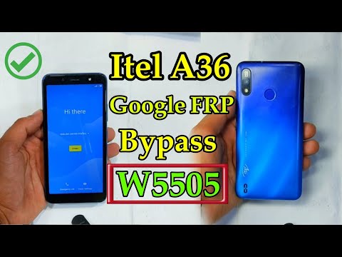 itel A36 Google FRP Bypass itel W5505 Without Pc ✅