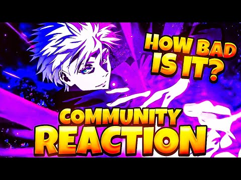 *HOLLOW PURPLE GOJO RELEASE* COMMUNITY REACTION! Why It's Good, Why it's Bad!  | JJK: PHANTOM PARADE