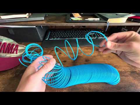 How to untangle a very small knot and salvage a bad knot in a slinky