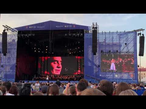 Andrea Bocelli and Anastasia Petrishak - Ave Maria. Live in Saint-Petersburg 07.06.19