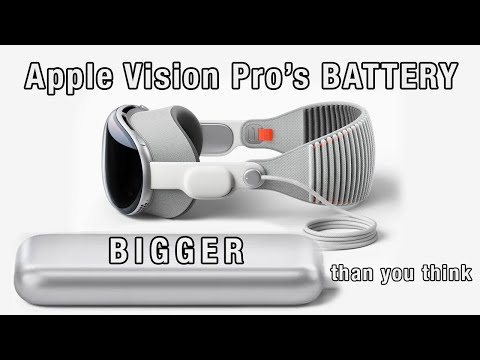 Vision Pro's Battery - Bigger than you think ... with lightning !