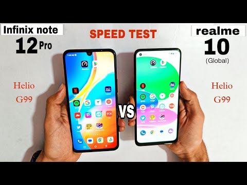 infinix note 12 pro vs realme 10 Speed Test & Comparison | Which is Better?