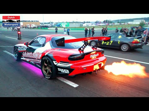 JDM Cars Drag Racing! - 1500HP Skyline GTR, 1100HP Lancer Evo, 3-Rotor Turbo RX7, Supra,...