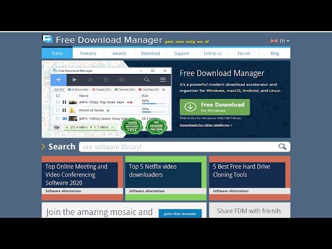 How To Download Large Files Without any Interruption using Free Download Manager In Urdu