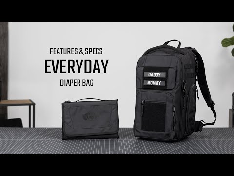 Tactical Baby Gear - Everyday Diaper Bag Features & Specs