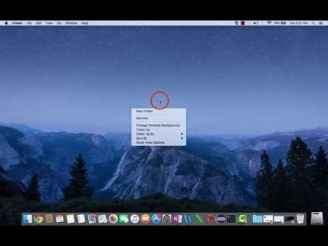 How to right click on mac