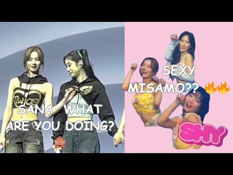 Twice Sana couldn’t stop herself and did this ft. MISAMO Sexy shy shy shy & Michaeng moments