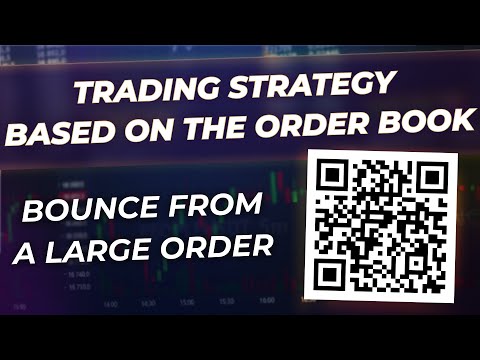 Trading strategy based on the order book | Bounce from a large order