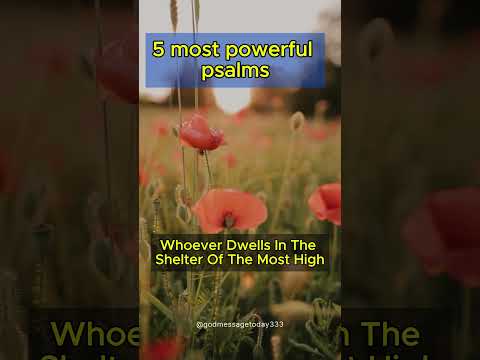 5  Most Powerful  PSALMS That Will CHANGE Your Life Forever #shorts