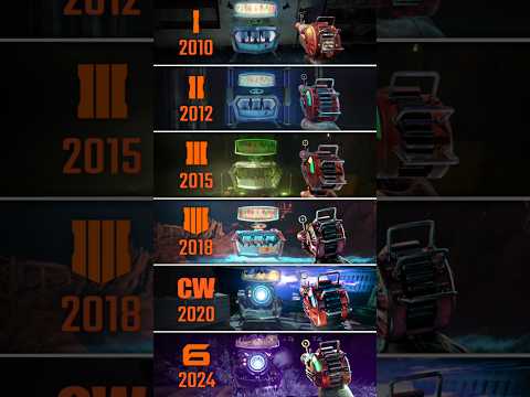 Evolution of The Pack a Punch Machine In CoD Black Ops Zombies 2010-2024 | Black Ops 1 - Black Ops 6