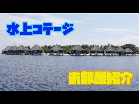 【モルディブ旅】４つ目の島に移動！部屋から海へ直結のコテージ！