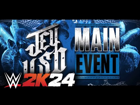 WWE 2K24: Jey Uso Official Titantron Graphic Loop 2024 + V2 Theme "Main Event Ish"