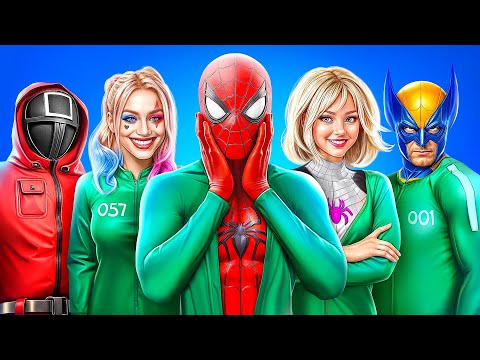 Superheroes Playing Squid Game 2! Superheroes vs Front Man in Real Life!