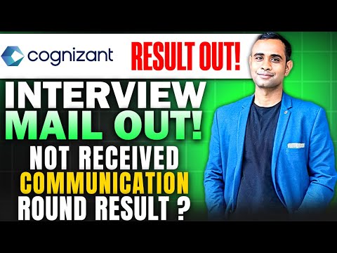 Cognizant Result Out | Communication Round Result Not Received ?