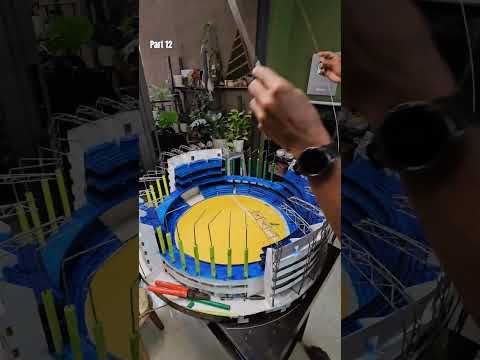 Part 12 Making Wankhede Stadium #ganpatidecor #t20worldcup #cricket