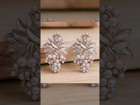 most beautiful party wear earrings design/#fashion #earrings #korean #studs #earringsdesign #video