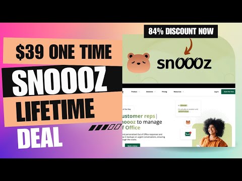 📩💥📩 Snoooz Lifetime Deal | Never Worry About Emails on Vacation | $39 Lifetime Deal | 84% Now