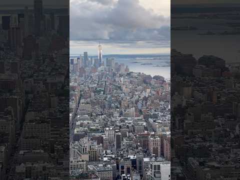 Stunning view of Manhattan and New Jersey across the Hudson River from the Empire State Building!#ny