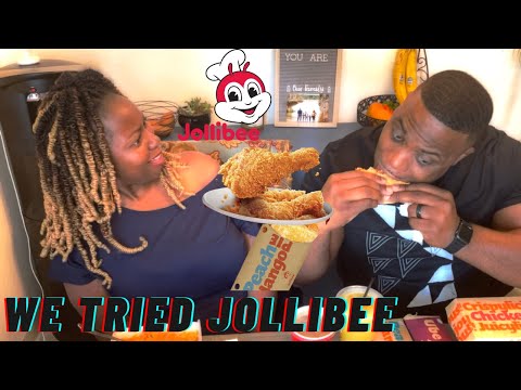 Jollibee Mukbang| Trying Jollibee for the First Time Pt.2