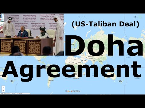 Doha Agreement (US-Taliban Deal) | International Agreement | @narviacademy