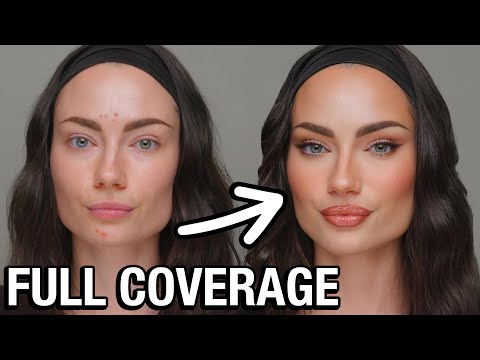 ULTIMATE FULL COVERAGE MAKEUP FOR ACNE + Tips for Longwear Flawless Skin ✨