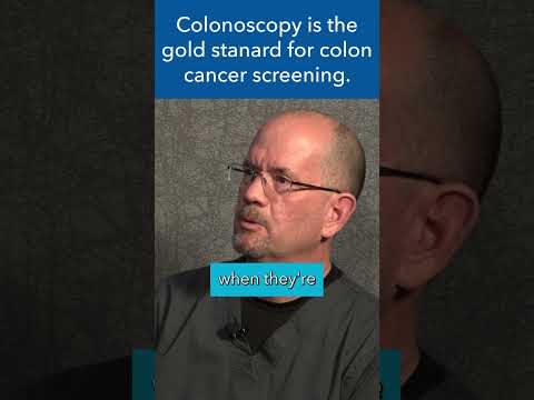 Why is colonoscopy the gold standard in colon cancer screening? #shorts